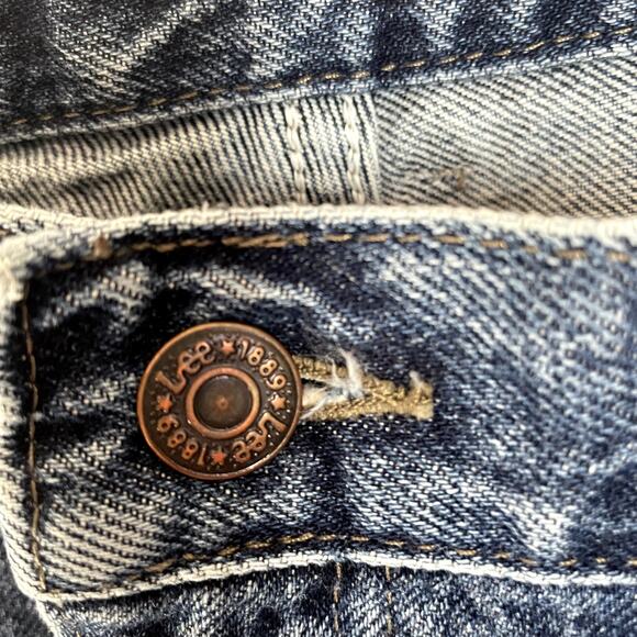 Lee Blue jeans Women size 18L 37" waist 35" inseam 14" HIGH RISE - Picture 3 of 9